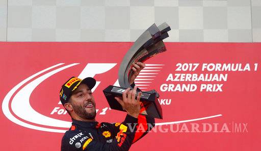 Daniel Ricciardo logra el GP de Azerbaiyán