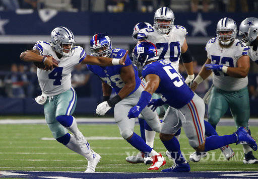 $!Cowboys derrotan a los Giants en noche mágica de Witten