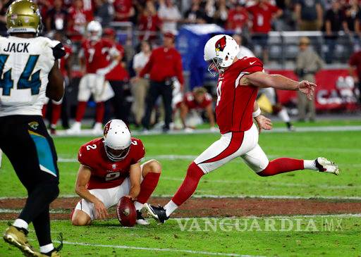 $!Cardinals sorprenden a Jaguars con gol de campo de último minuto