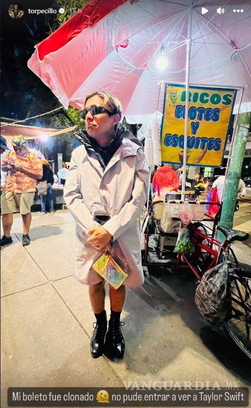 $!El cómico aseguró que su boleto fue clonado.