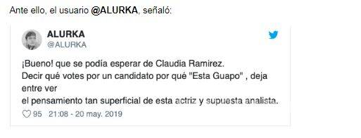 $!Claudia Ramírez pide que voten por un candidato 'guapo' en Puebla... ¡y la tunden en redes! (video)