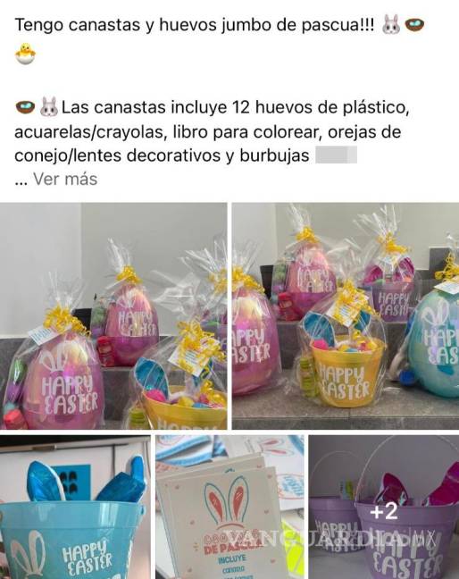 $!En redes sociales se ofertan kits con algunos dulces y huevos decorados para disfrutar con los niños.
