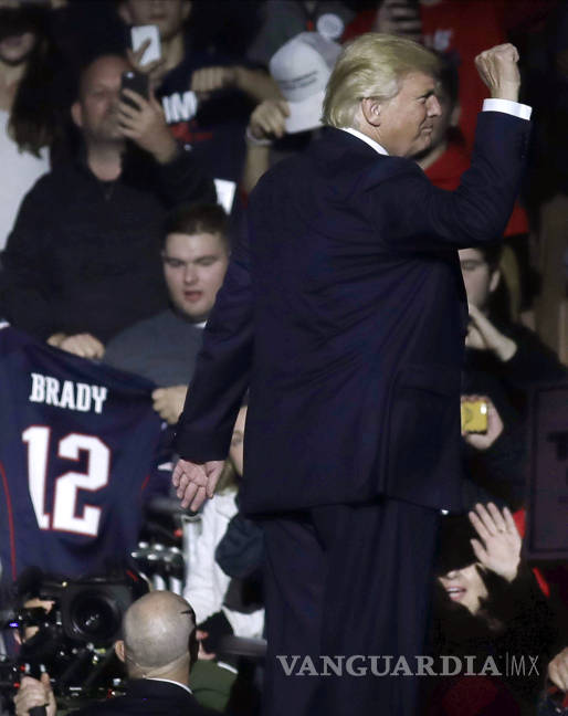 $!Trump asegura tener apoyo de Tom Brady y Bill Belichick