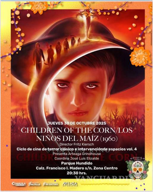 $!Saltillo se llena de terror: Ciclo de Cine llega al Panteón Santiago, Universidad Carolina, Parque Hundido y más