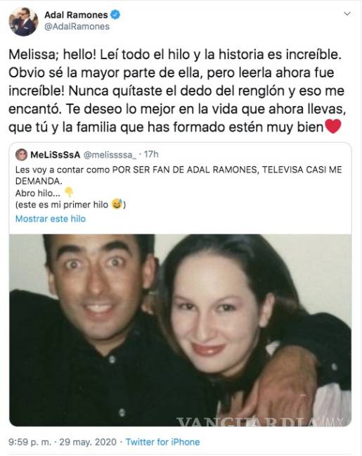 $!Fan de Adal Ramones se hace viral al contar cómo Televisa la intentó demandar