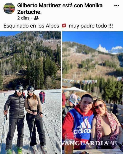 $!Uno de sus viajes fue para esquiar en los Alpes Suizos.