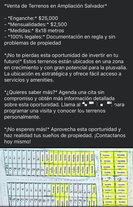 $!No se permitirán instalaciones de agua potable, electricidad ni otros servicios básicos en esa zona, informaron autoridades municipales.
