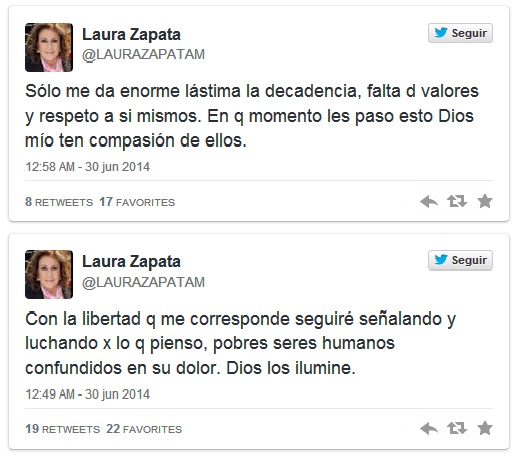 $!Niurka habla sobre las críticas de Laura Zapata contra la comunidad gay