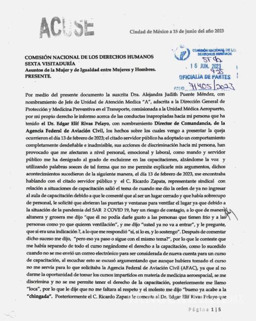 $!Denuncia de una de las afectadas, ante la CNDH, cero a la izquierda en este y en caso todo lo que toca dicho organismo, a cargo de Rosario Piedra Ibarra.