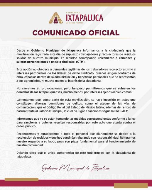 $!Captan en videos a funcionaria de Ixtapaluca recibiendo presunto pago de extorsión ; recolectores denuncian corrupción