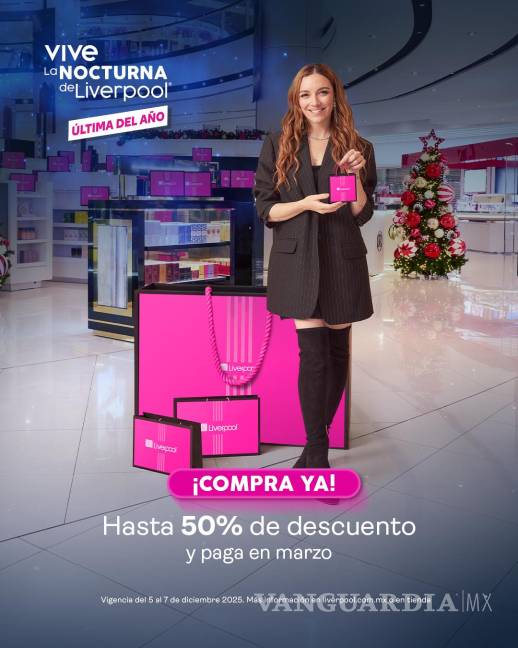 $!La cadena departamental anunció rebajas en múltiples categorías como parte de La Nocturna, disponible en tiendas y plataformas digitales.
