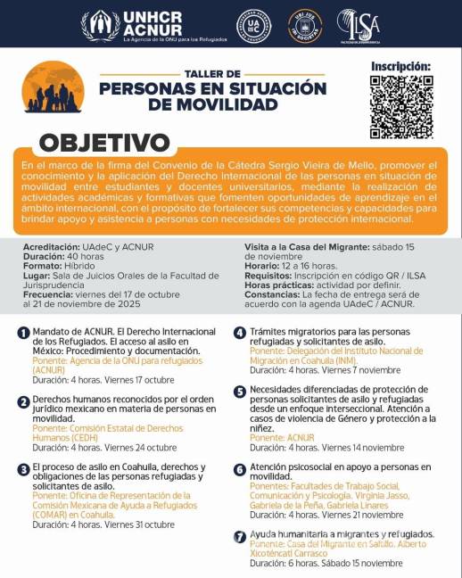$!La inscripción es a través del QR para acceder al formulario de registro.