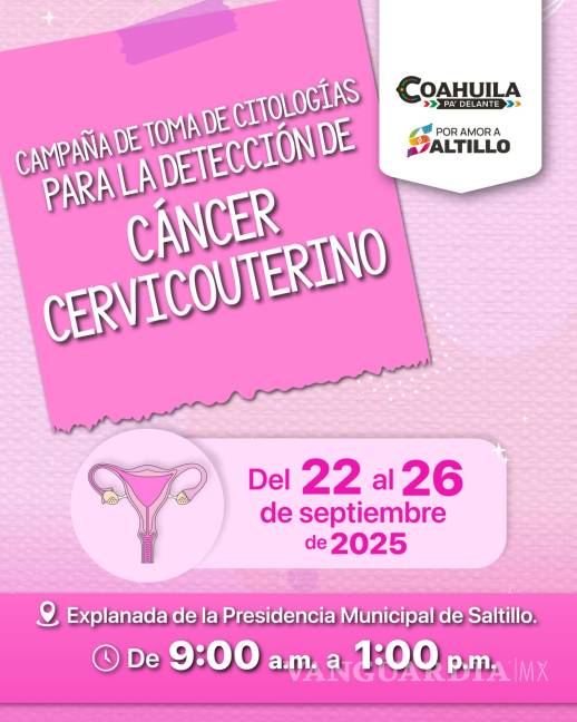 $!Saltillo ofrece mastografías y citologías gratuitas para prevenir cáncer en mujeres