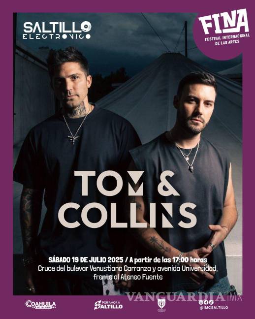 $!Tom &amp; Collins, uno de los dúos más destacados de la escena electrónica mexicana, encabezará el cartel este sábado.