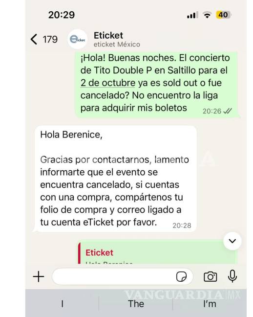 $!La boletera fue la que confirmó la sospecha, el concierto fue cancelado.