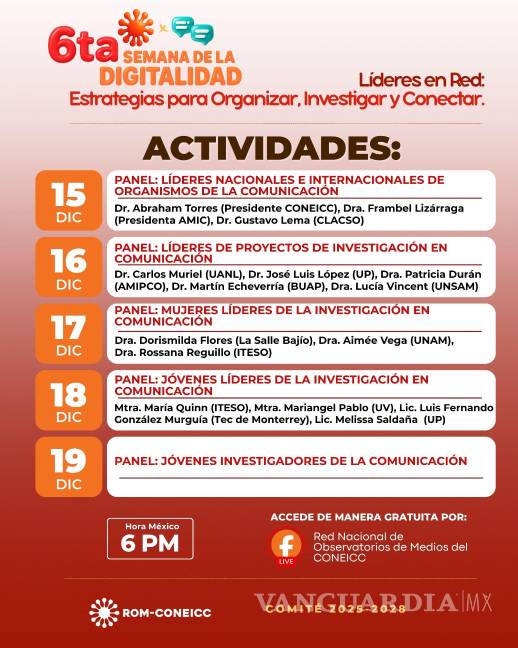 $!Líderes en Red: Estrategias para organizar, investigar y conectar