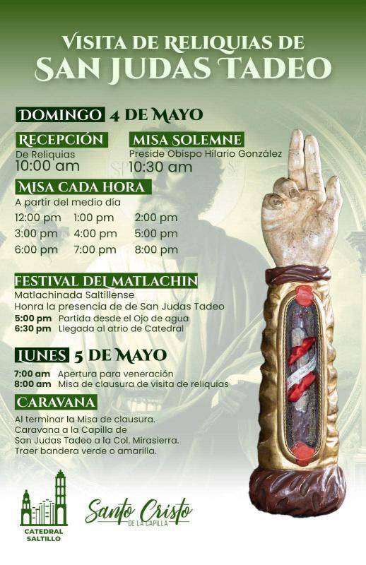 $!La jornada en la Diócesis de Saltillo espera superar las expectativas, con hasta 10 misas celebradas y miles de fieles presentes.