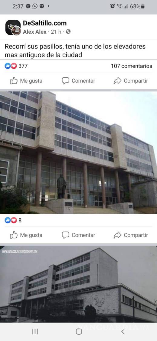 $!Los más de 100 comentarios y las 29 veces que se compartieron las dos fotos y las 377 reacciones, hablan mucho de lo que es la nostalgia.