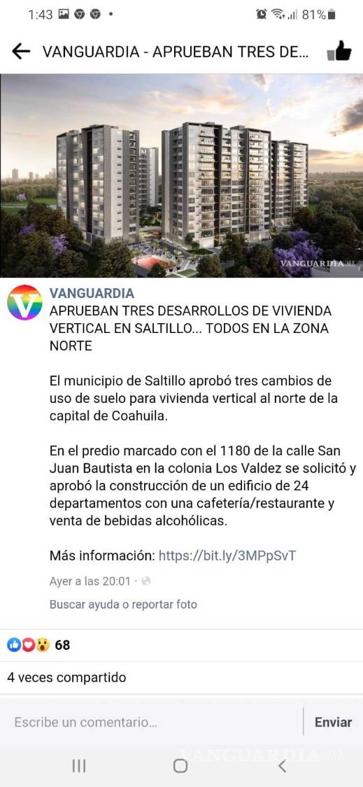 $!La publicación generó diversos comentarios.