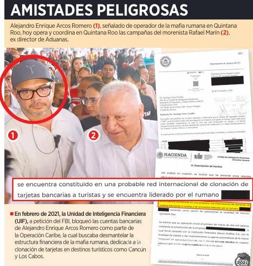 $!Revelan que operador de la mafia rumana trabaja con Rafael Marín en su promoción por candidatura de Morena