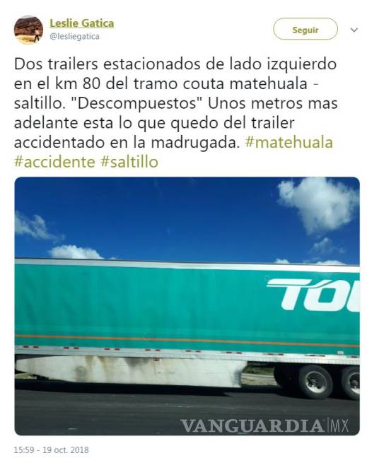 $!Vehículos varados en la carretera Matehuala - Saltillo