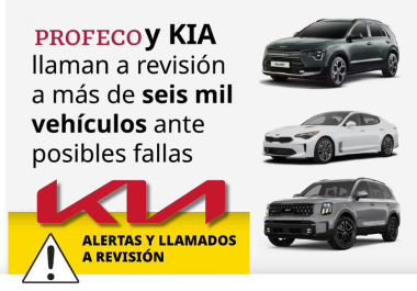 PROFECO y Kia México han emitido una alerta debido a fallas en modelos como Niro HEV, Telluride ON y Stinger CK