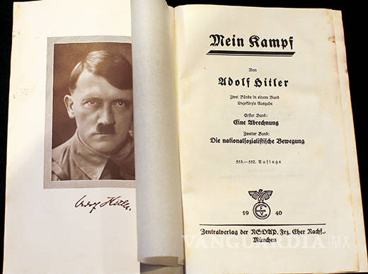$!'Mi Lucha', de Hitler, regresa a las librerías alemanas en enero