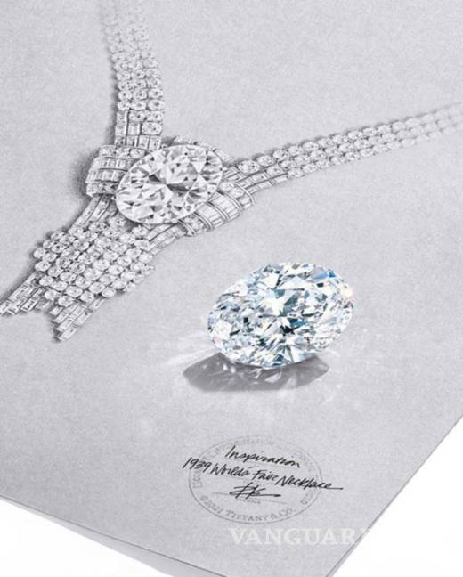 $!Tiffany reedita un collar emblemático con un diamante nuevo de 80 quilates