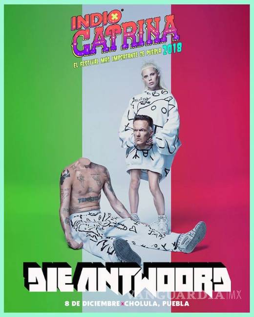 $!¡Die Antwoord vuelve a México! Se integra al Festival Catrina 2018 de Puebla