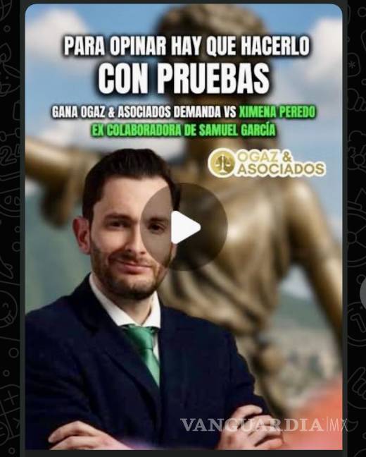 $!Abogado que lleva la causa de Felipe Montes contra Ximena Peredo.