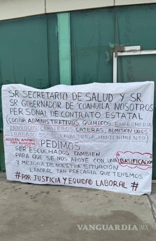 $!El reclamo de los trabajadores es puntual y se piden soluciones acordes.