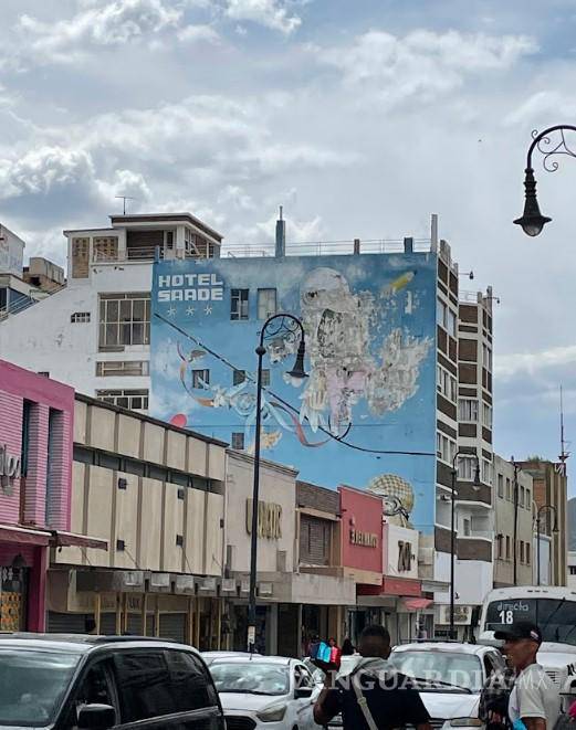 $!Hotel Saade Mural Central. Tripulaczion. 2017. Categoría: Cultura. Hotel Saade.