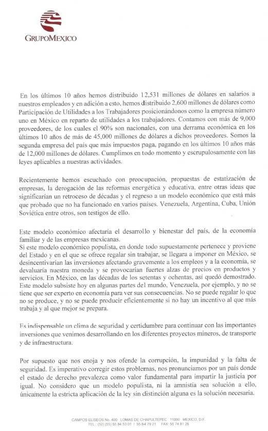 $!López Obrador calificó al empresario Germán Larrea como 'traficante de influencias'