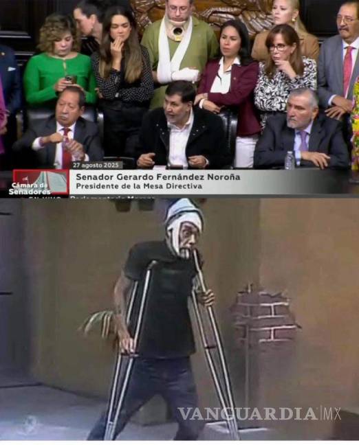 $!Asi fue grabado el encontronazo entre ‘Alito’ Moreno y Noroña desde múltiples cámaras; desata ola de memes