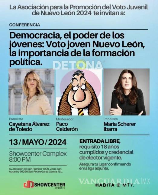 $!En la conferencia que impartirá Cayetana Alvarez estarán el genial cartonista Paco Calderón y María Scherer, periodista mexicana colaboradora de LatinUs.