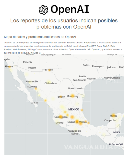 $!ChatGPT se restablece tras falla masiva de OpenAI este 3 de febrero