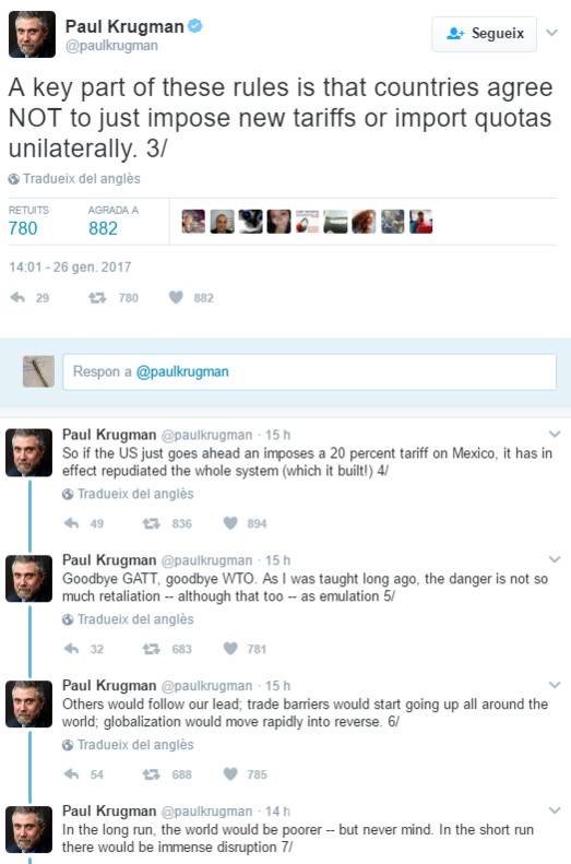 $!"Ignorante e incompetente" la decisión de Trump de subir aranceles a México: Nobel de Economía