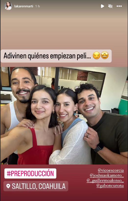 $!Karen Martí compartió las pruebas que realiza el elenco antes de comenzar la grabación.