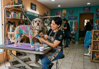 El ‘grooming fantasía’ permite a los perros lucir un aspecto festivo en Halloween y Día de Muertos sin la incomodidad de usar ropa o accesorios ajustados.