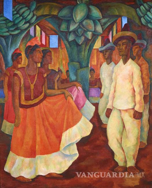 "Baile en Tehuantepec” de Diego Rivera fue vendido por 15.7 mdd