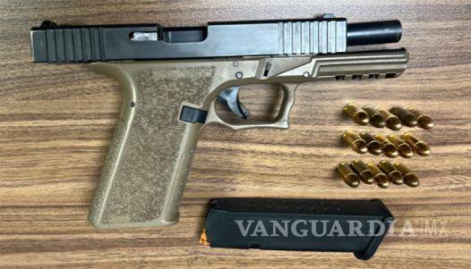 $!Durante el operativo se aseguró una pistola abastecida con 15 cartuchos útiles.