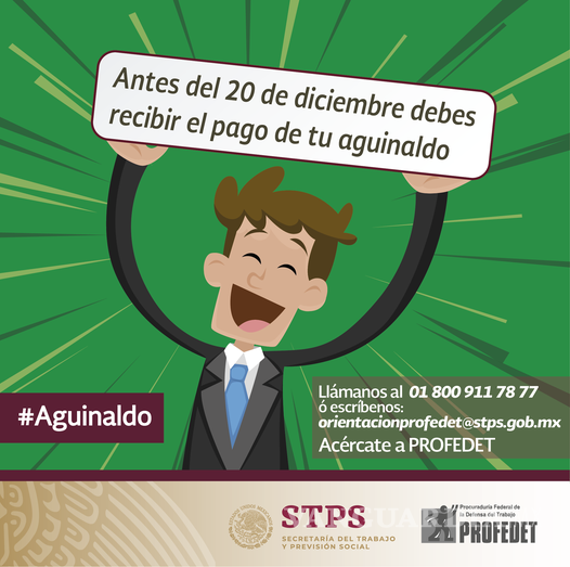 $!Aguinaldo 2025: cuánto te toca y cómo calcularlo según la Ley Federal del Trabajo