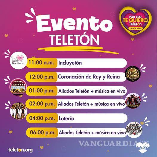 $!Saltillo: Prepara tu donativo para el Teletón este sábado; habrá música y actividades familiares