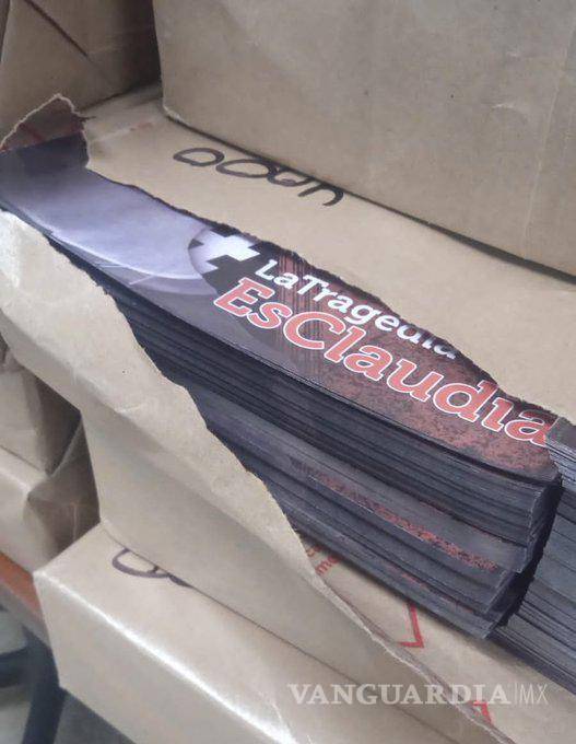 $!Sheinbaum acusa ‘guerra sucia’ de la oposición tras hallazgo de folletos en su contra