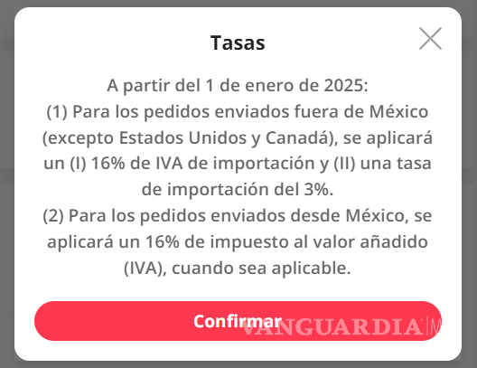 $!Shein responde inquietudes sobre el pago de impuestos en México: ‘El precio base sigue siendo el mismo’