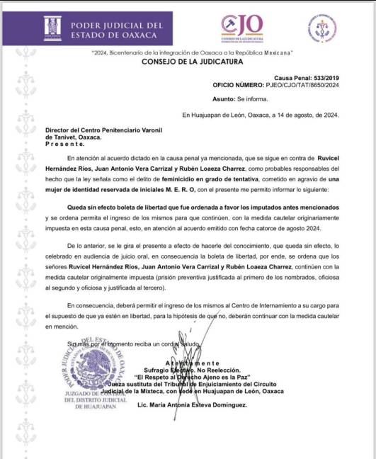 $!Revocan liberación del exdiputado, Juan Antonio Vera Carrizal, acusado de tentativa de feminicidio contra María Elena Ríos