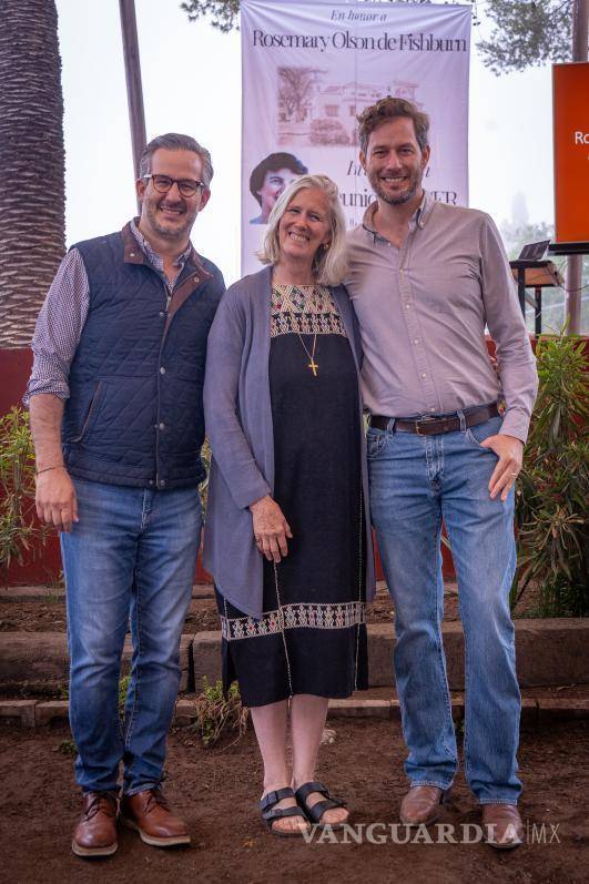 $!Esteban y Emanuel Garza Fishburn, nietos de Rose Mary Carolyn, asistieron al homenaje, recordando el compromiso social que caracterizó a su abuela.