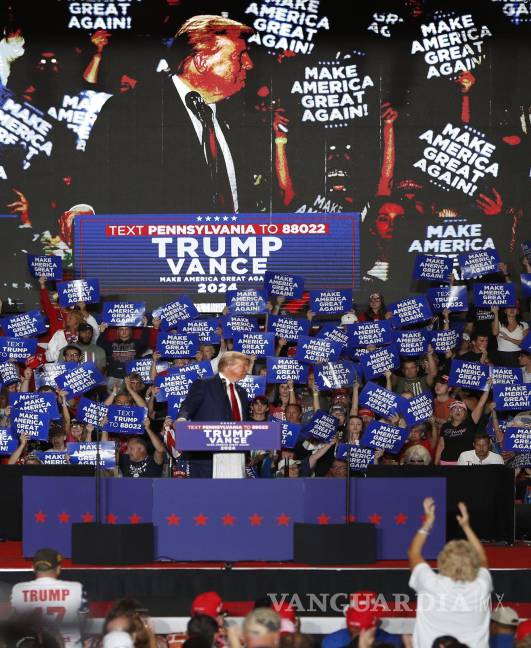 $!La retórica xenofóbica del expresidente y candidato republicano Donald Trump acaparó parte del discurso, migrantes y líderes comunitarios en Washington.