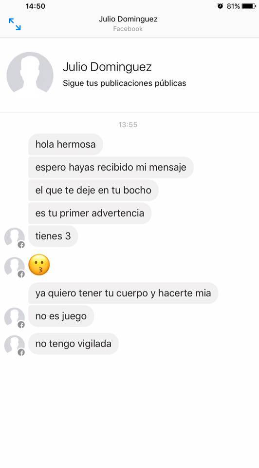 $!'Ya quiero tener tu cuerpo y hacerte mía', chica de Saltillo denuncia acoso en Facebook