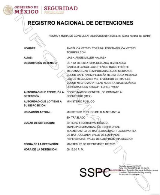 $!Caso B-King y Regio Clown:¿Dónde está Angie Miller? Detienen y liberan a modelo, tras reporte de desaparición